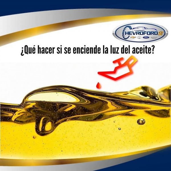 ¿Que debo hacer si la luz del aceite se enciende?